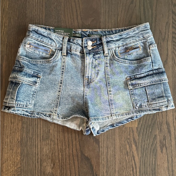 wild fable Pants - Wild Fable Low Rise Stretch  Blue Jean Shorts